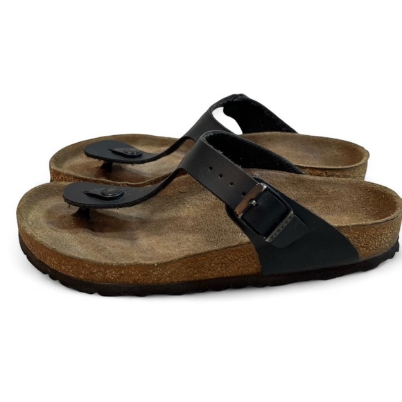 Birkenstock Shoes - Birkenstock Black Sandals Gizeh
Birko-Flor in size 38